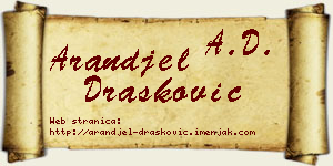 Aranđel Drašković vizit kartica